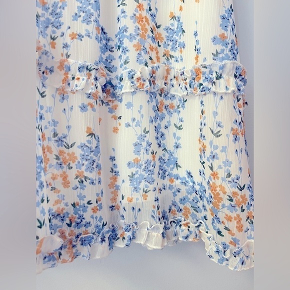 🚨CLEARANCE 0124-16M Shein Floral Print Flutter Sleeve Ruffle Dress (MC-02) - Picture 5 of 6